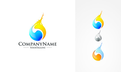splash logo design