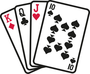 Fototapeta premium Skat cards