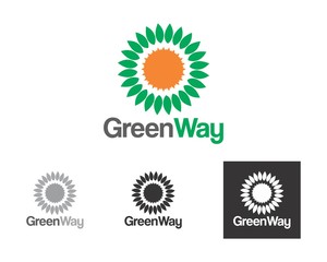 Fototapeta premium Green Way Logo