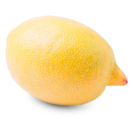 Lemon isolated on white