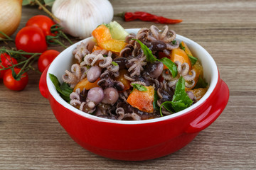 Octopus salad