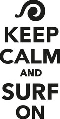 Keep calm and surf on
