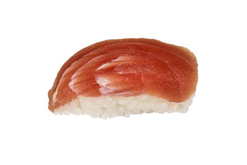 Japanese sushi isolated on a white background
