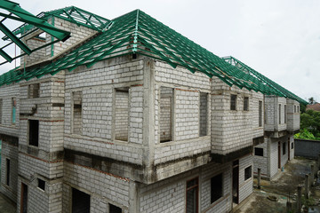 Fototapeta premium village construction
