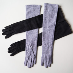 gloves assorted colors long