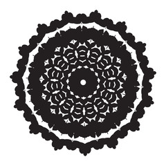 Ethnic ornamental floral pattern. Hand drawn mandalas. Orient traditional background. Lace circular ornaments.  Vector illustration.