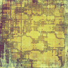 Old designed texture as abstract grunge background. With different color patterns: yellow (beige); brown; purple (violet); gray