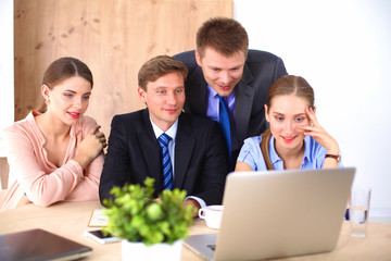 Business meeting -  manager discussing work with his colleagues