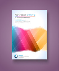 Fototapeta premium Brochure template, Flyer Design and Depliant Cover