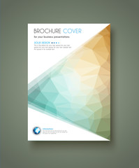 Brochure template, Flyer Design and Depliant Cover