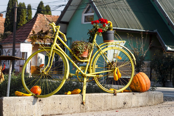 Fototapeta na wymiar Halloween bike