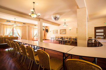 Spacious management room