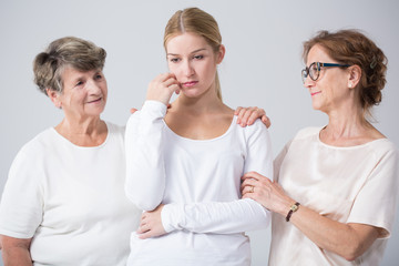 Young worried woman