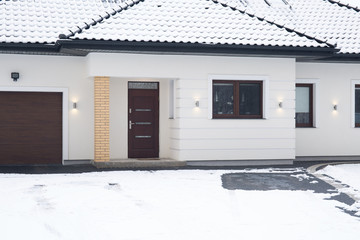 Entrance door to the house