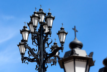 Fototapeta na wymiar Old-fashioned lanterns
