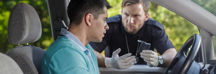 Man stopped by policeman