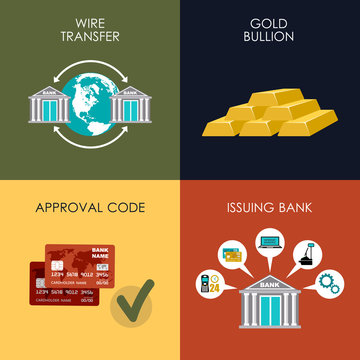 Banking set icons