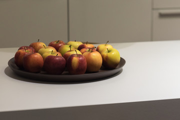Apples on Plate