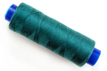 Threads for sewing on a white background