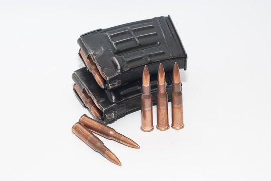 Magazine With 7.62 X 54R Bullets For SVD (Dragunov)