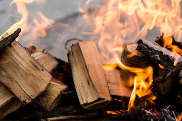 abstract background of a flame of fire