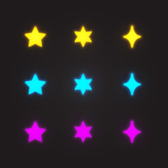 Glowing Stars Set