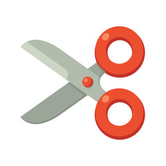 Cartoon scissors icon