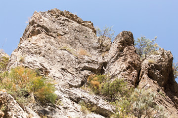 rocky rock as background