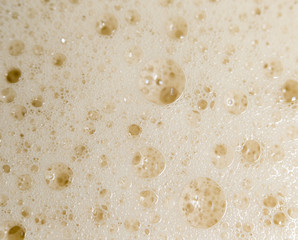 coffee foam. close-up