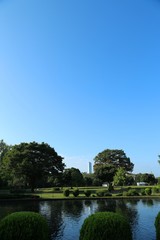 青空と公園