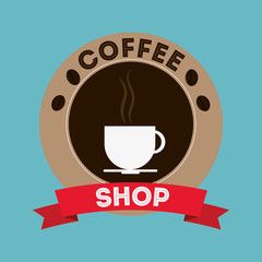 Coffee drink shop design.