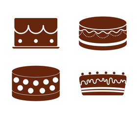 Birthday cake and desserts.