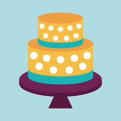 Birthday cake and desserts.