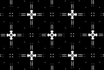Чёрно-белое панно. 1.2