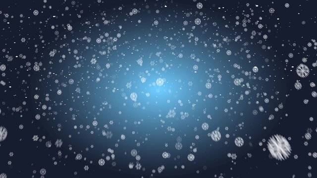 night christmas snowfall - loopable background