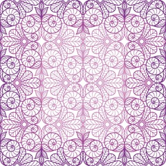 Purple Ornamental Seamless Pattern