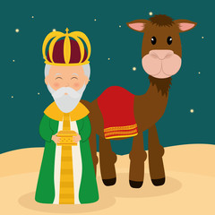 Obraz na płótnie Canvas Christmas season cartoon graphic design