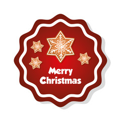 Merry christmas colorful card graphic