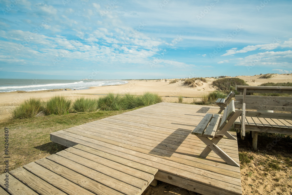 Poster Scenic Punta del Diablo beach