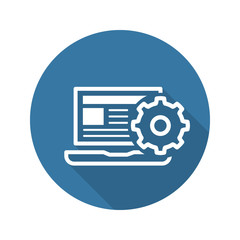 Product Integration Icon. Flat Design.