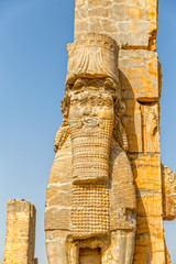 Fototapeta na wymiar Persepolis Lamassu statues