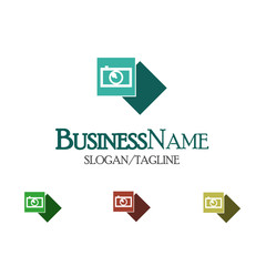 photography vector logo icon