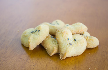 heart shaped cookies