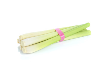 lemongrass isolated on white background.