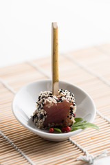 Thunfisch Sushi als Fingerfood