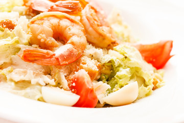 salad with shrimp