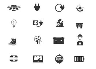 Electricity icon collection