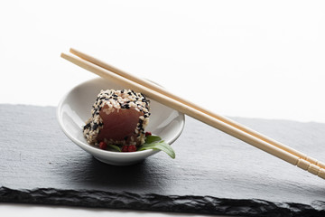 Thunfisch Sushi als Fingerfood