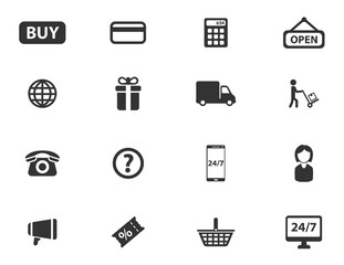 E-commerce simply icons
