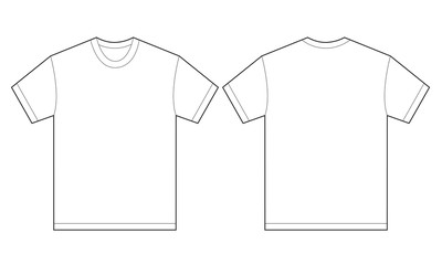 White Shirt Design Template For Men